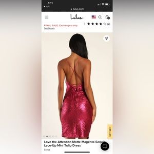 Pretty magenta dress! Tags still on. Never worn.